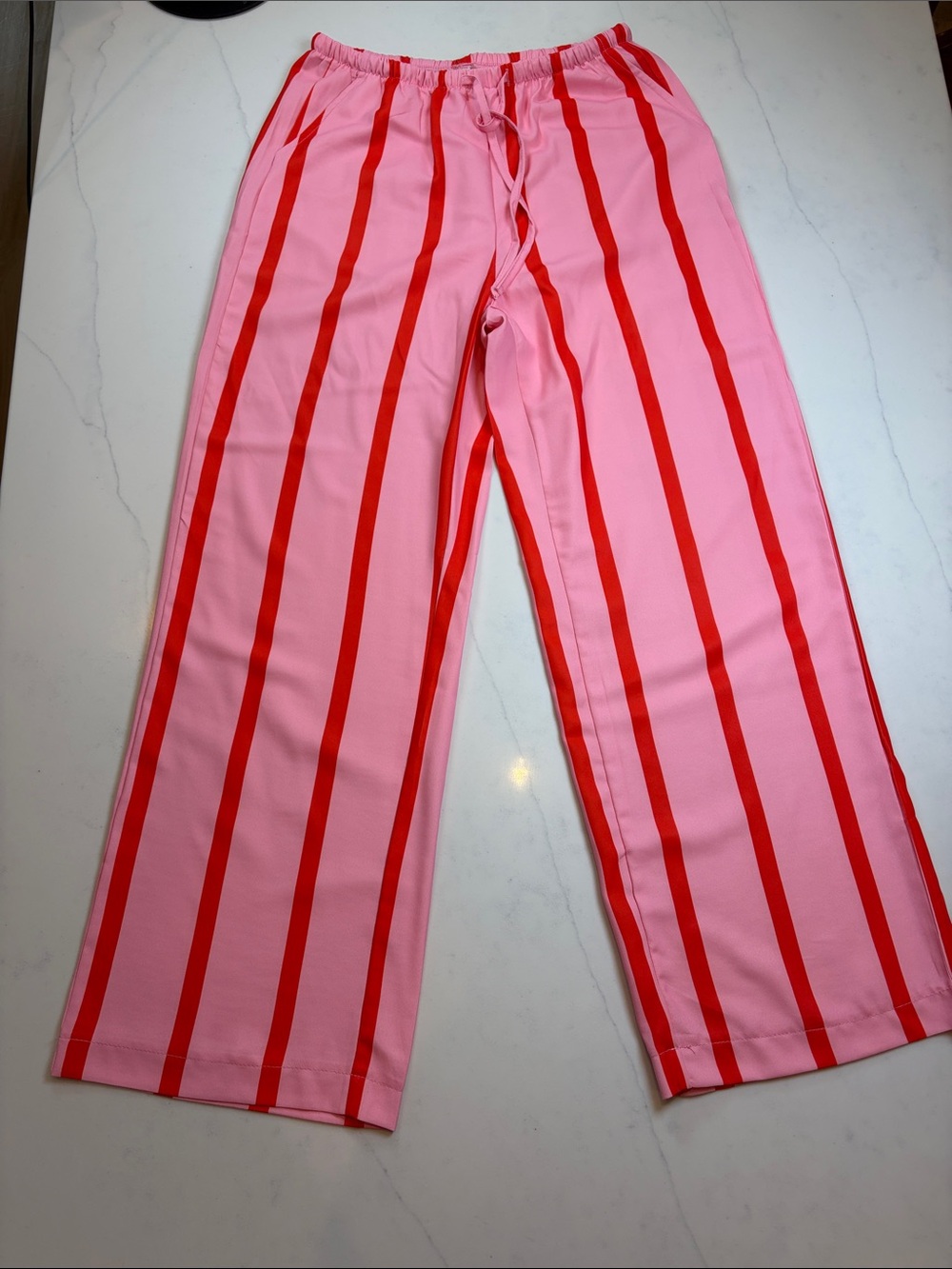 Pink & Red Summer Pants